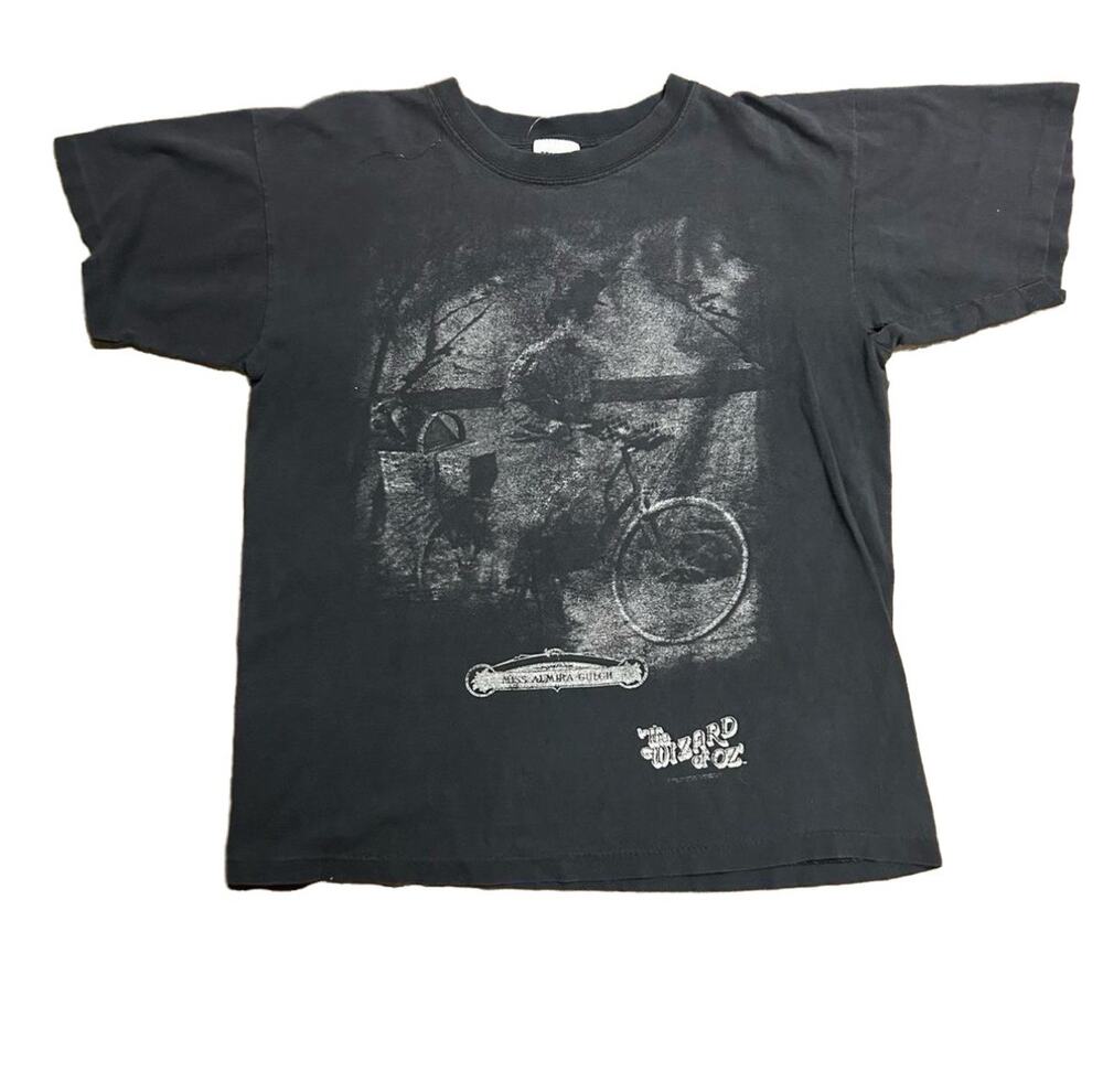 The Wizard of Oz Miss Almira Gulch Black T-Shirt Graphic Print Cotton Jersey